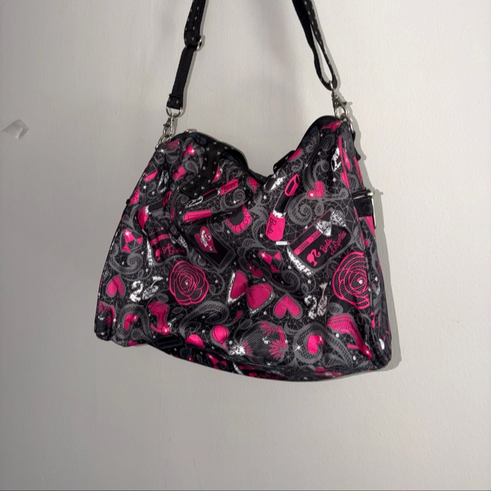 ⬇️ BARBIE Lesportsac crossbody speedy mini duffel bag 8.5”x 12.5”x 6.5”